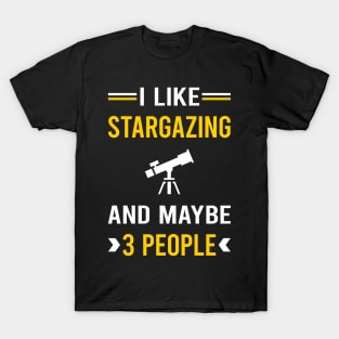 3 People Stargazing Stargaze T-Shirt